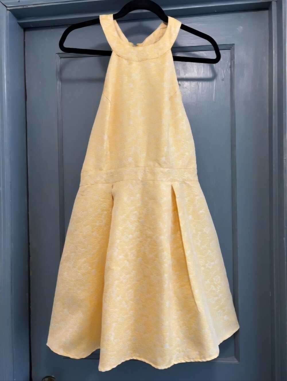 Disney Beauty and the Beast Belle Yellow Jacquard Dress Dapper Days Ladies Large